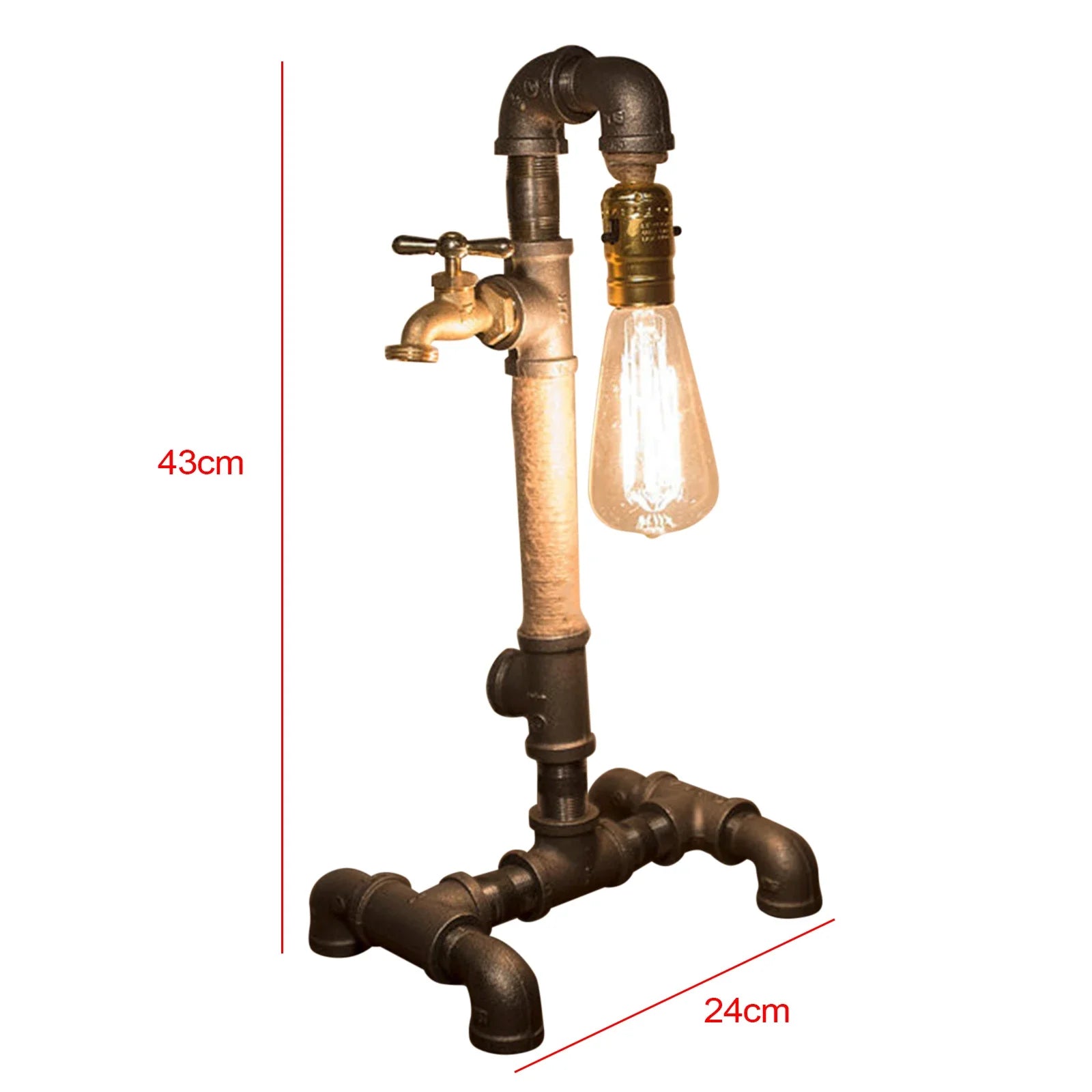 GearGlow - Steampunk Table Lamp