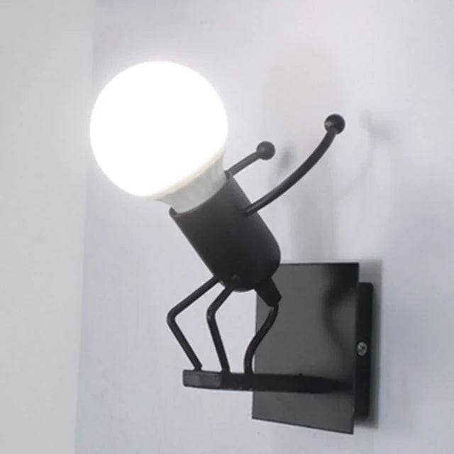 IronBuddy - Creative Robot Wall Lamp