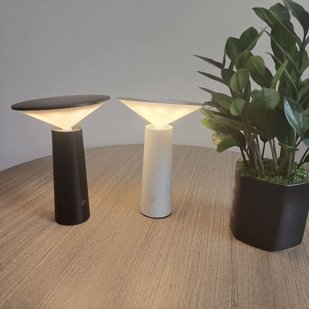 Modern LED Table Lamps | Dimmable and Rotatable with Built-in Battery