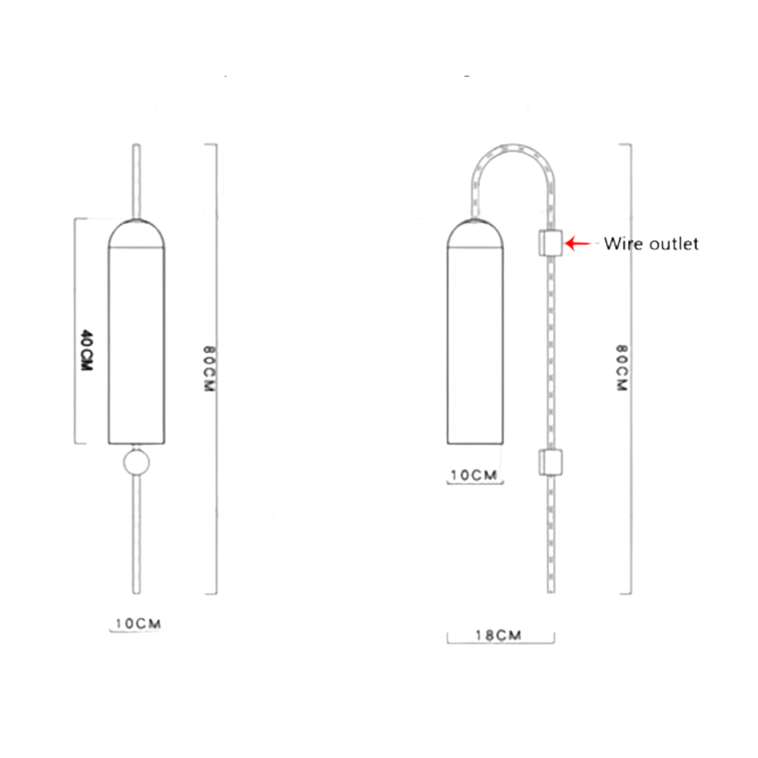 Modern Brass Wall Lights | Fir Green & Matt White, Up/Down LED Lighting