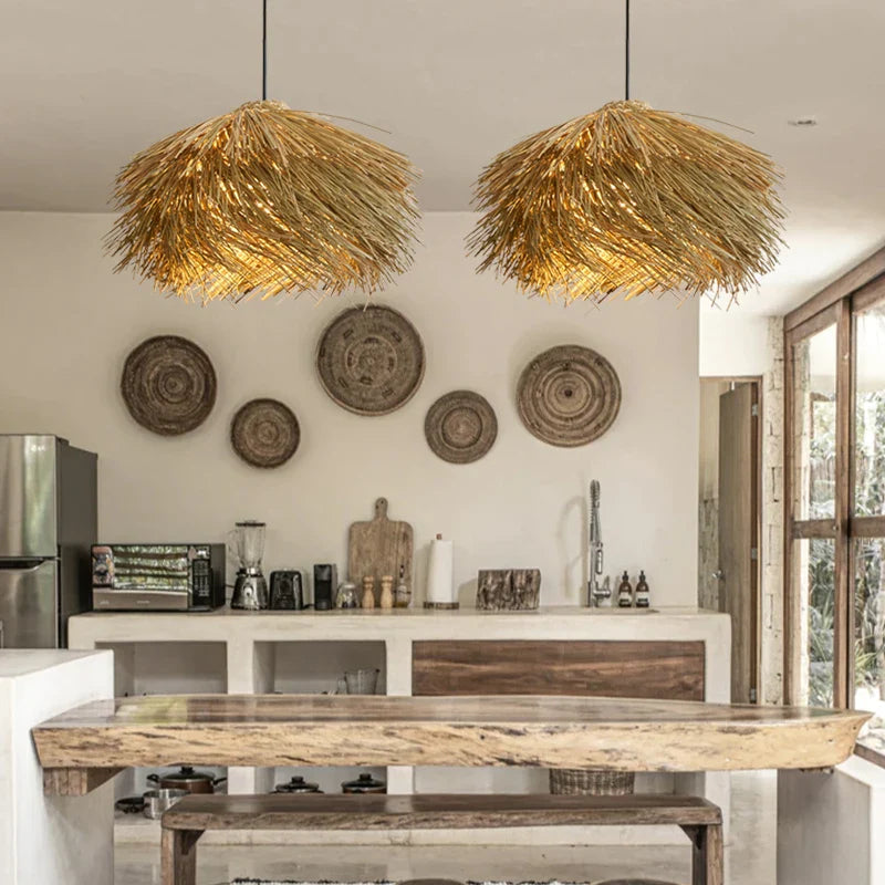 BroomGlow - Grass Pendant Light