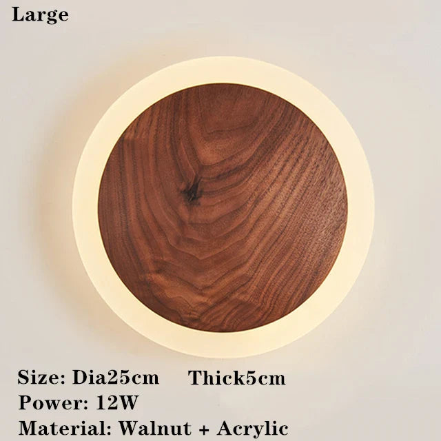 SolidWood - Walnut Aura Lamp