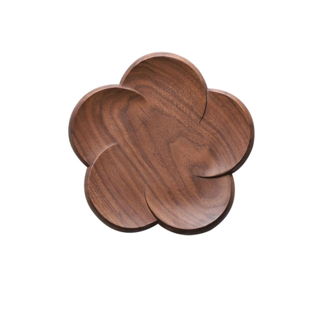 Walnut Bloom Coaster Set | Elegant Walnut Coasters for Stylish Tables