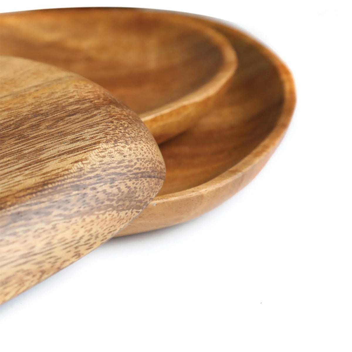 Walnut & Acacia Tray Set | Elegant Wooden Trays for Stylish Serving