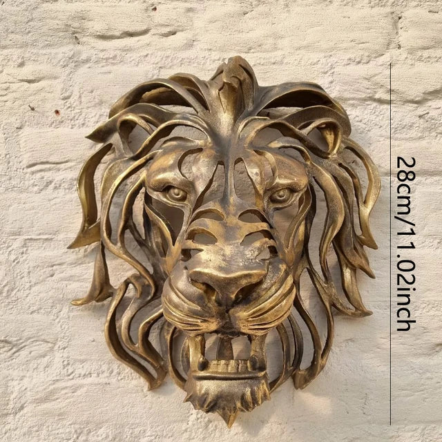 RegalRoar Lion - Lion Head Wall Sculpture