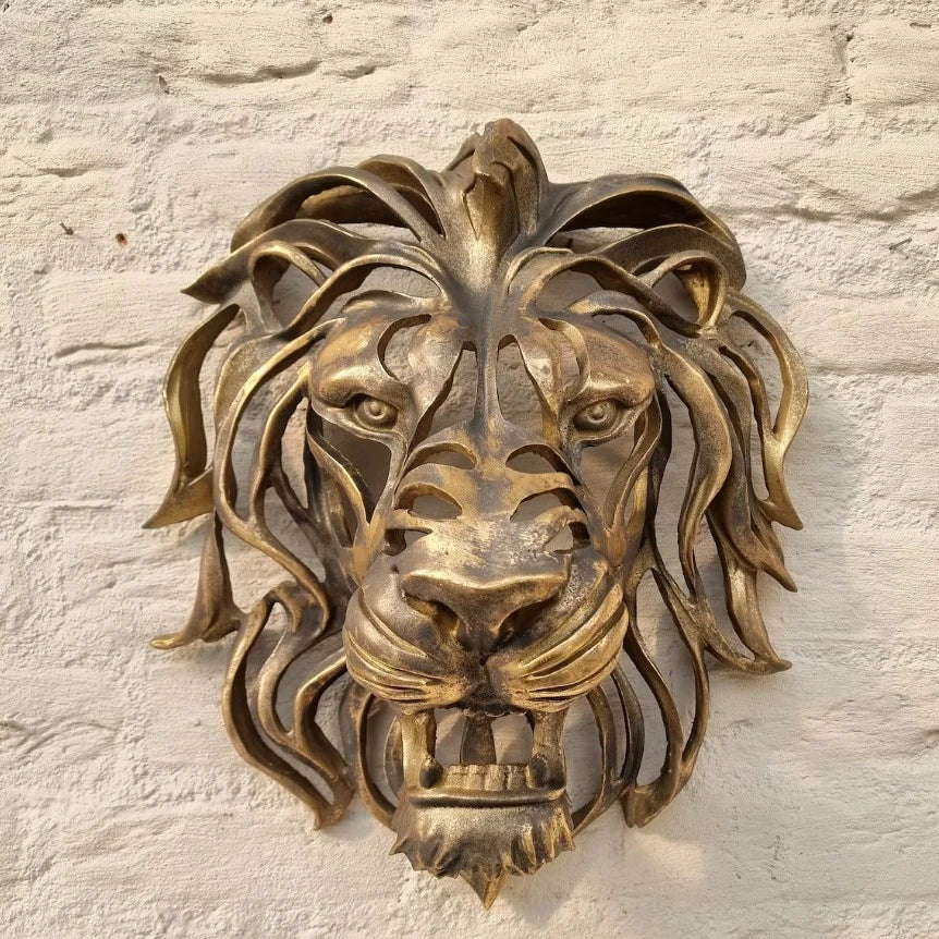 RegalRoar Lion - Lion Head Wall Sculpture