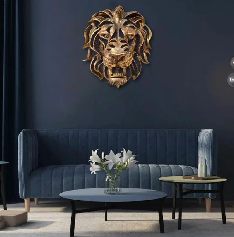 RegalRoar Lion - Lion Head Wall Sculpture