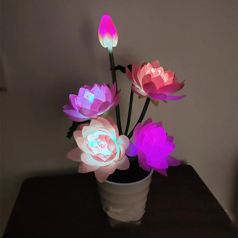 SolarGarden - Lotus Flower Lamp