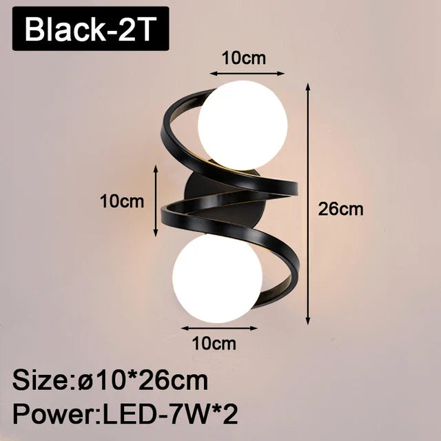 EclipseFlex - Black Copper Wall Lights