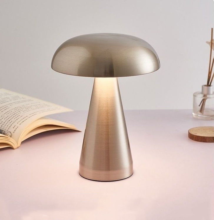 Stylish Metal Table Lamp | USB-C Rechargeable, Adjustable Light Intensity