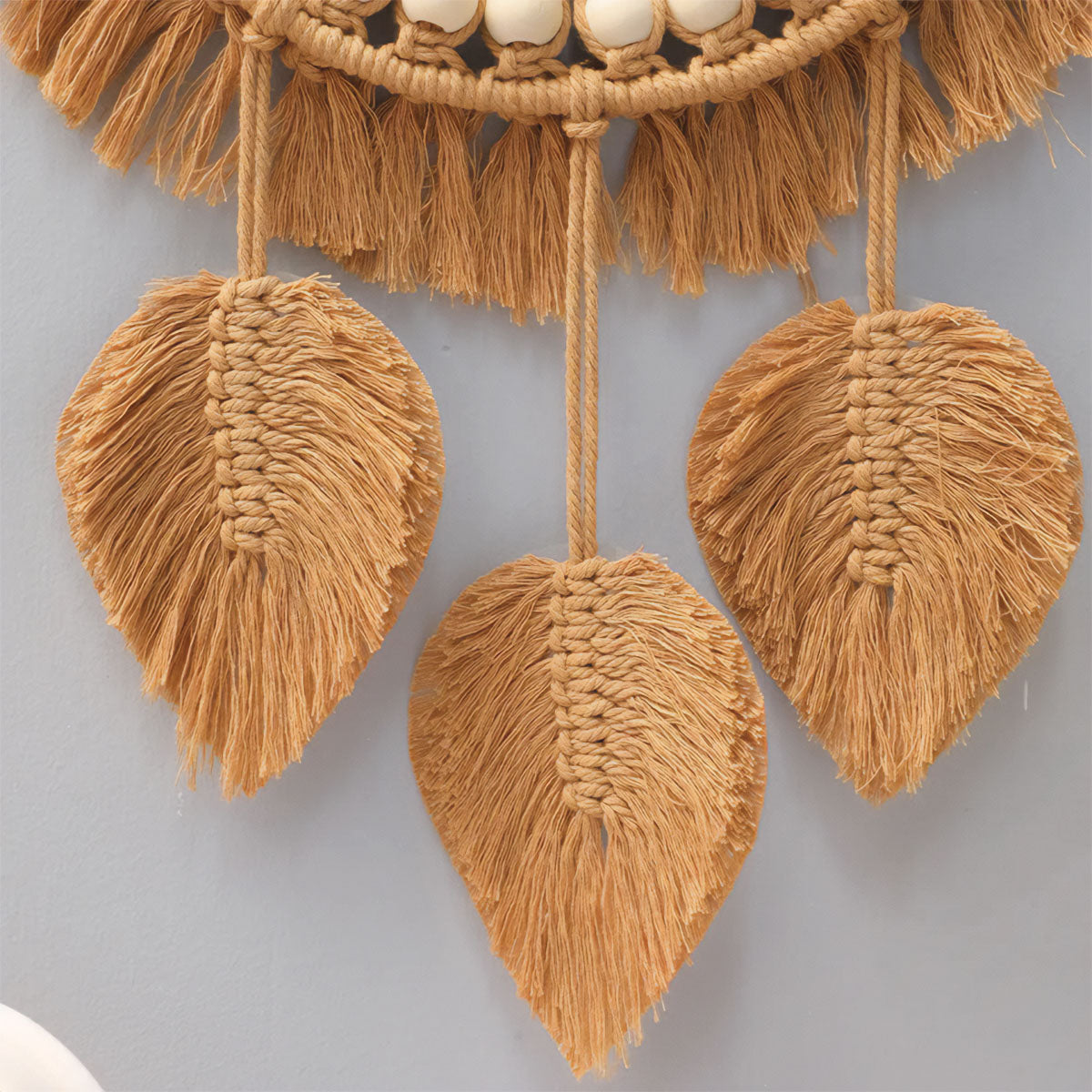 Macrame Mirrors with Beads | Boho Chic Home Decor