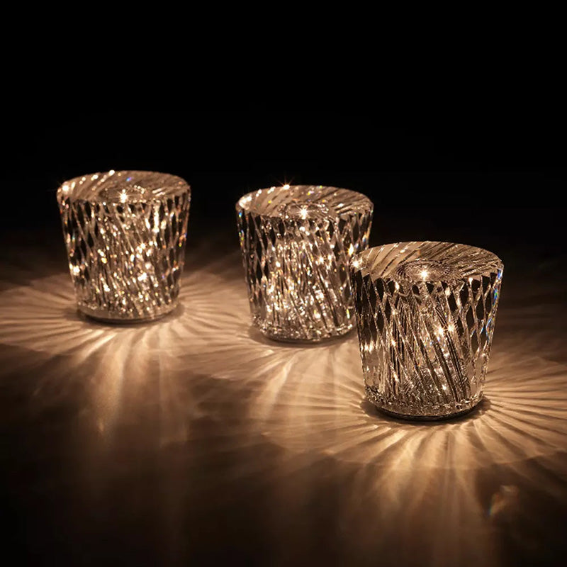 LumiGlimmer | Crystal Lamp Cordless Table Lamp