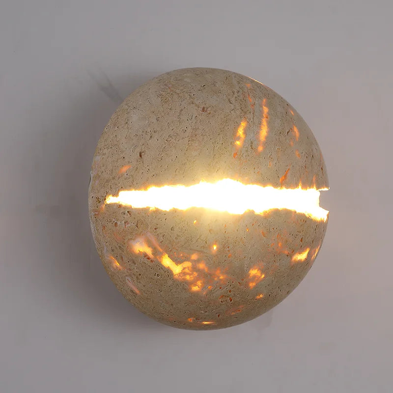 Retro Natural Stone Art Wall Lamp