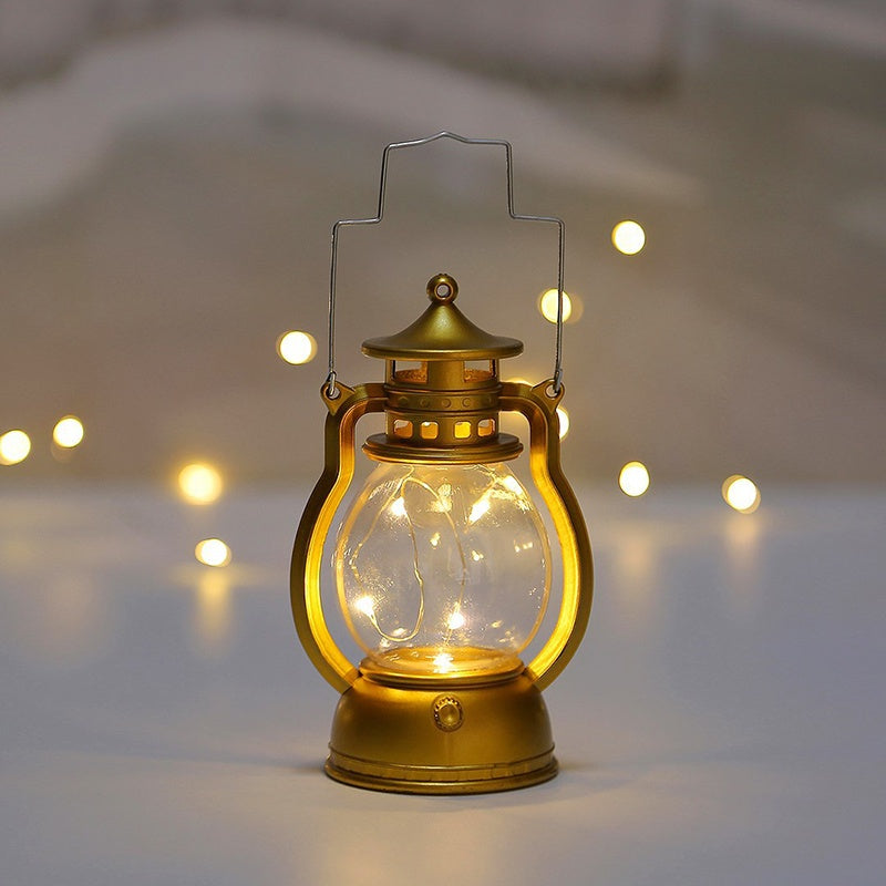 AntiqueAura | Battery-Powered Hanging Lantern