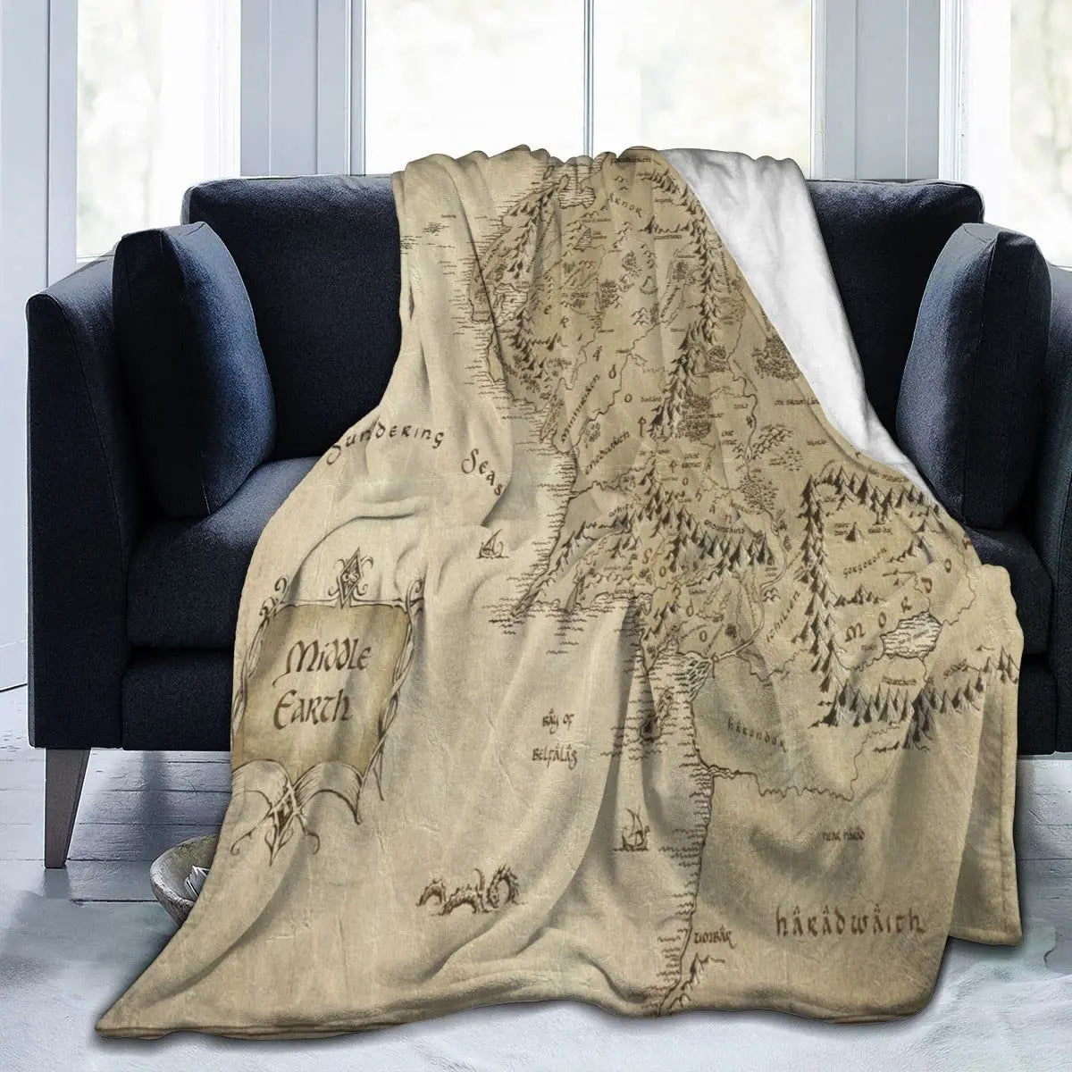 GeoSnug | Comfortable Map Blanket