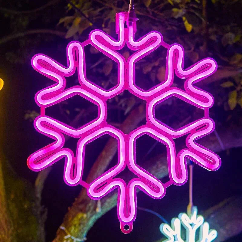 Winter Star - Sparkling Snowflake LED Lights