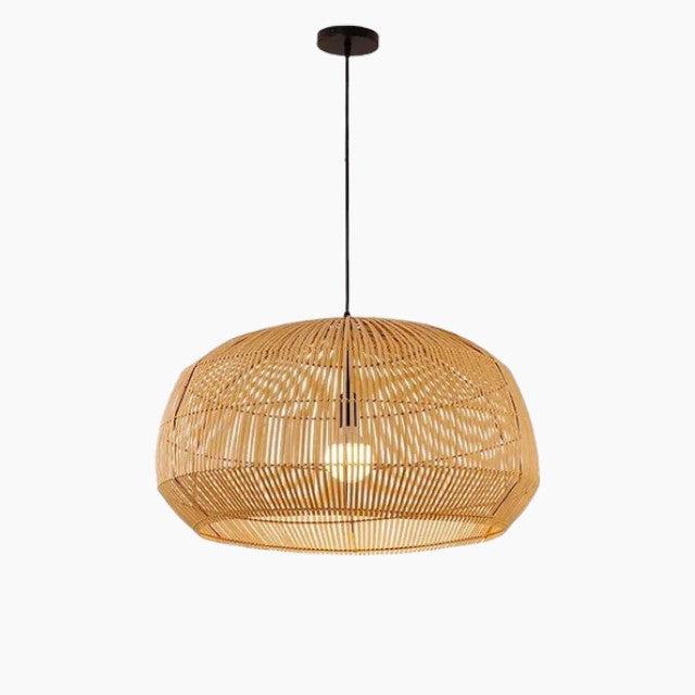 Handmade Rattan Pendant Lights | Contemporary Natural Bamboo & Wood Lighting