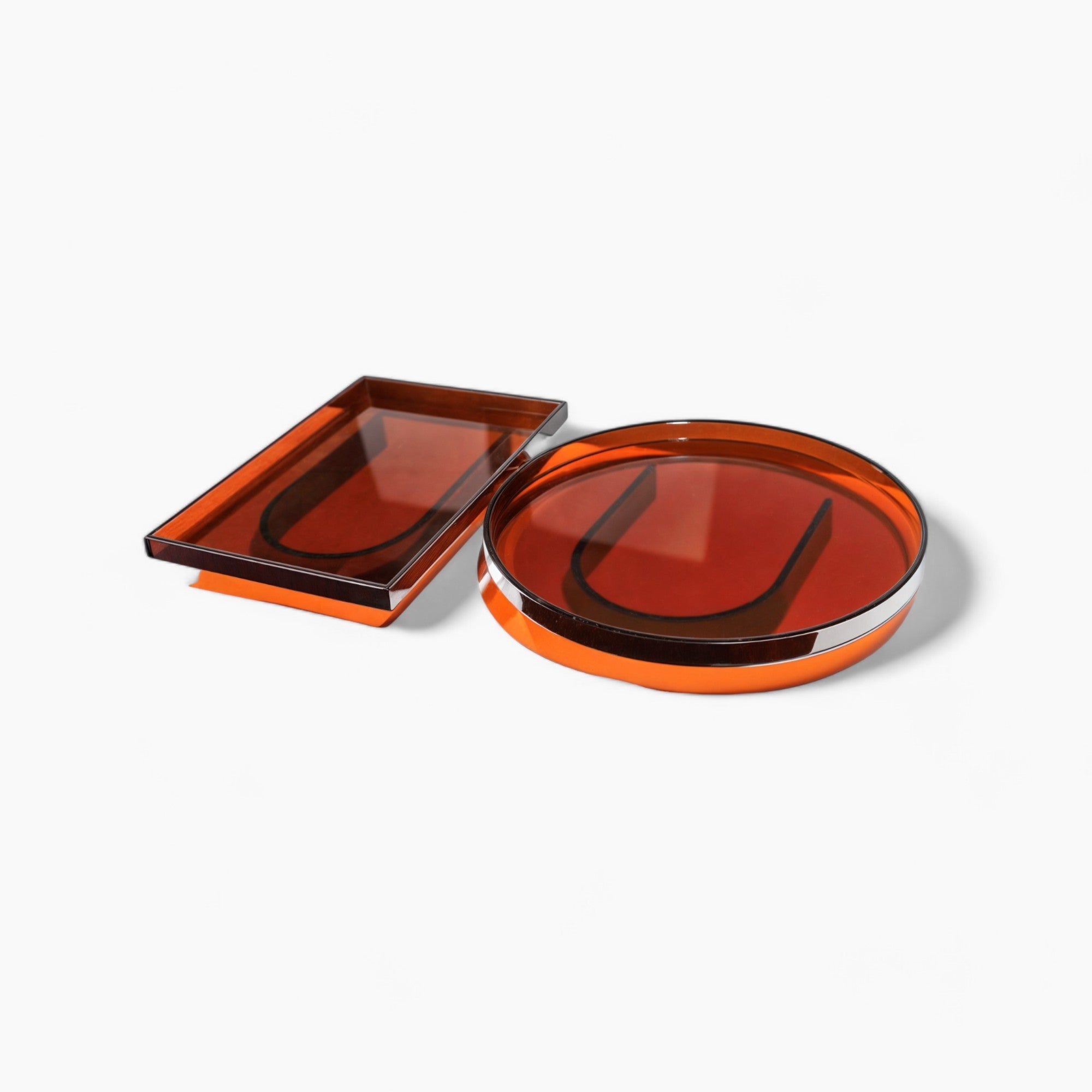 Acrylic Serving Tray | Modern Decor & Serving Bowl