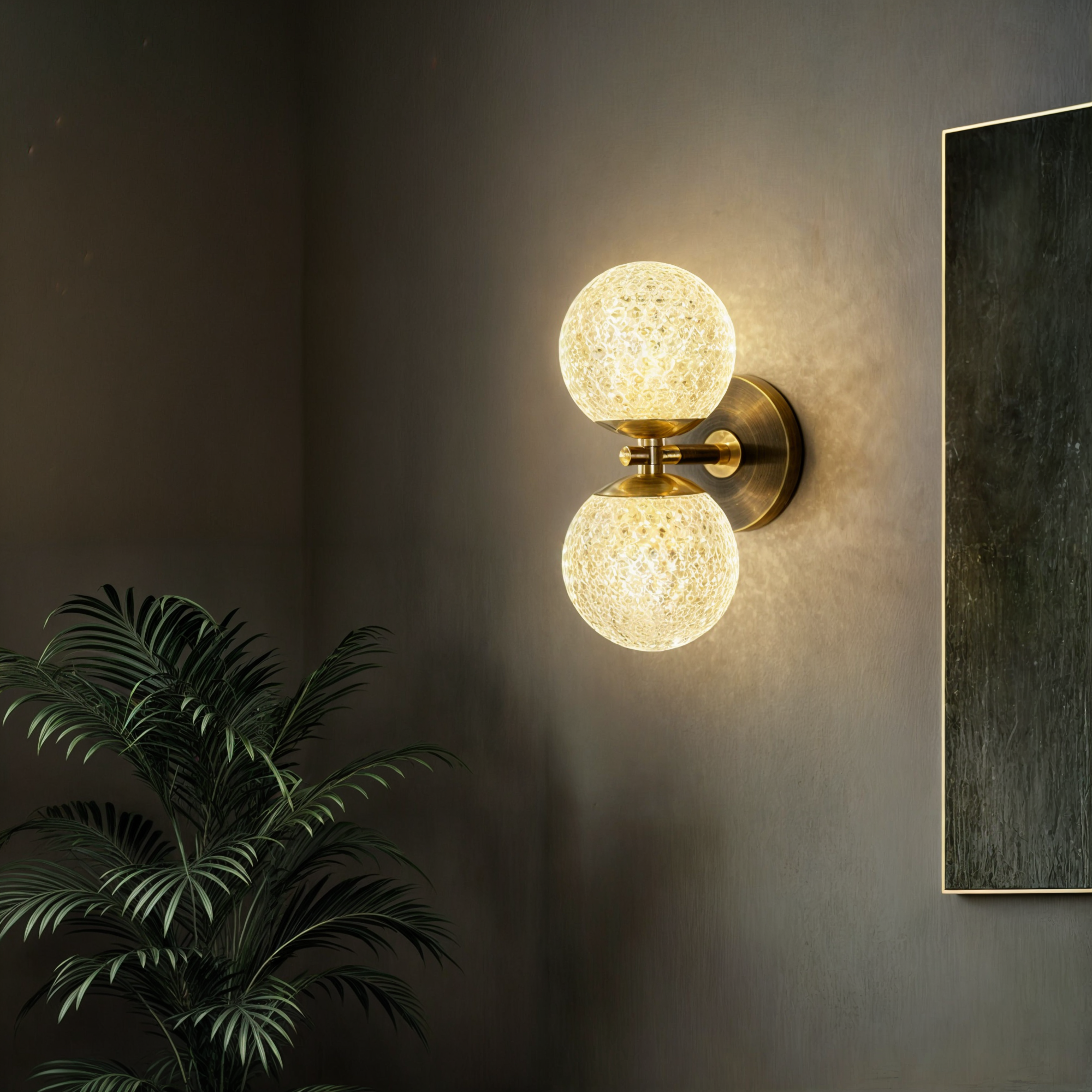 Modern Copper Ball Wall Light | Versatile G9 LED Wall Lamp