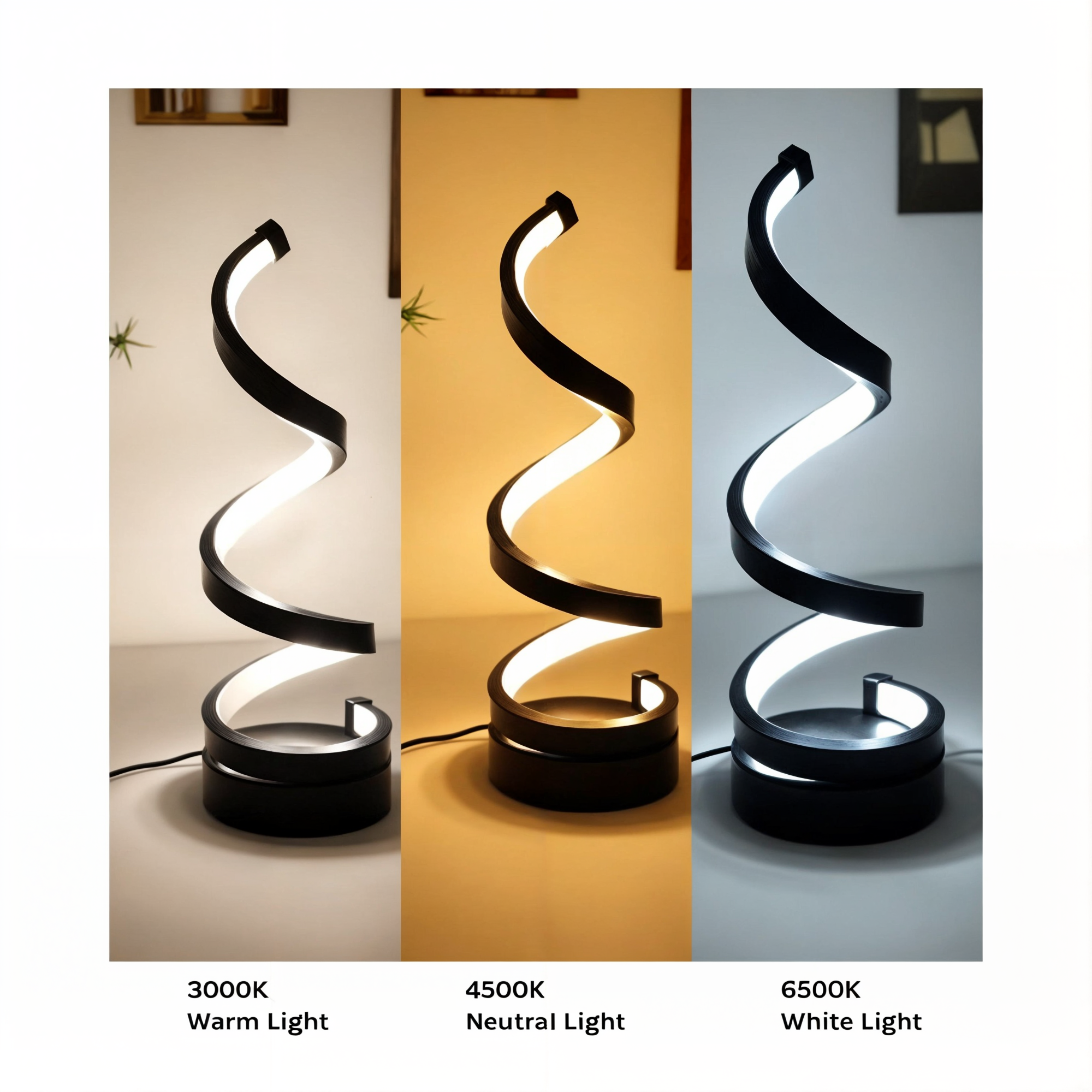 Curved LED Desk Lamps | Modern Eye Protection Lighting