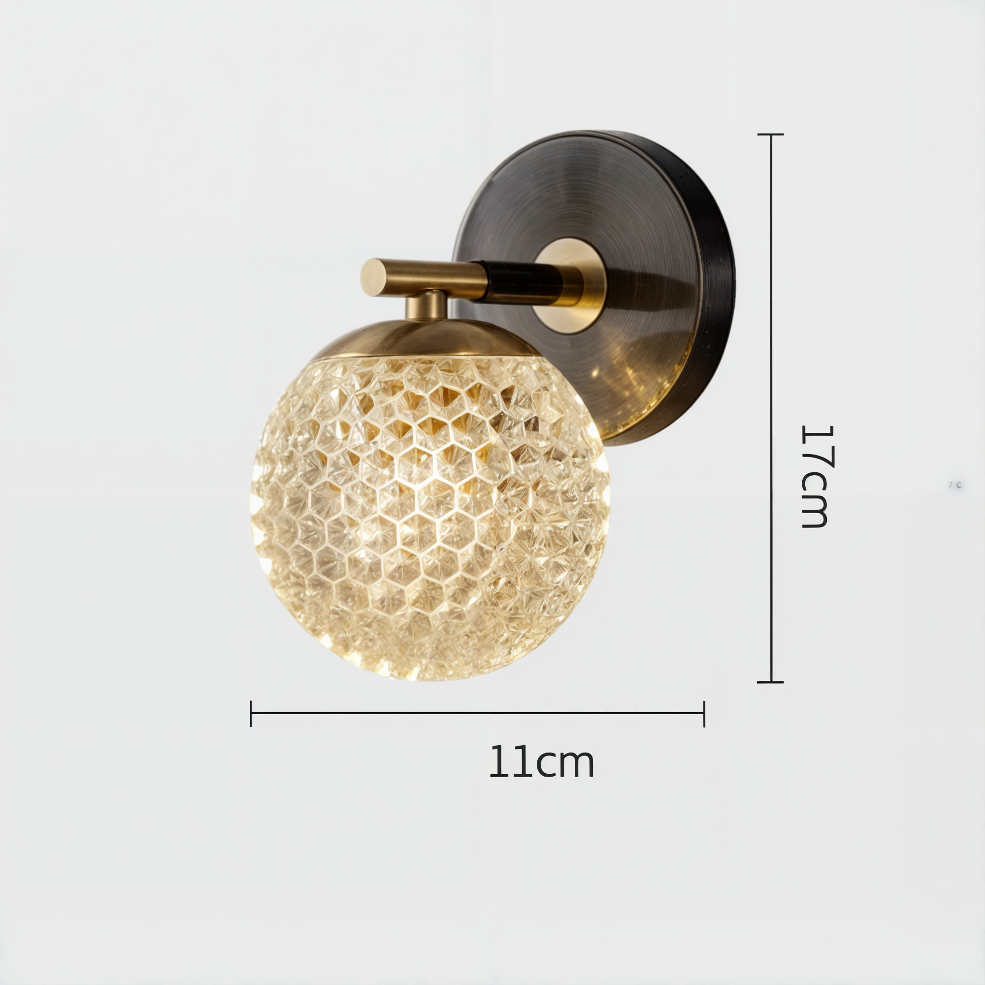 Modern Copper Ball Wall Light | Versatile G9 LED Wall Lamp