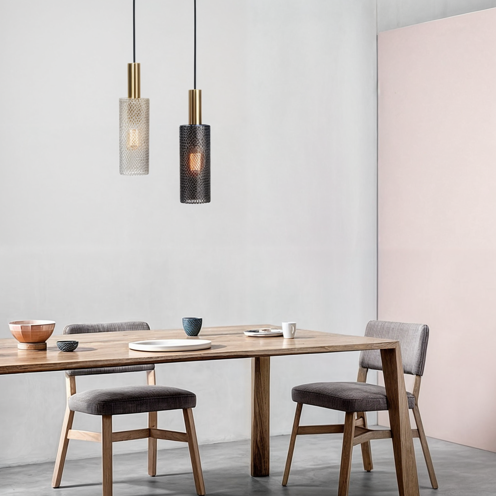 Elegant Metal Pendant Light | Modern Design & Adjustable Cable