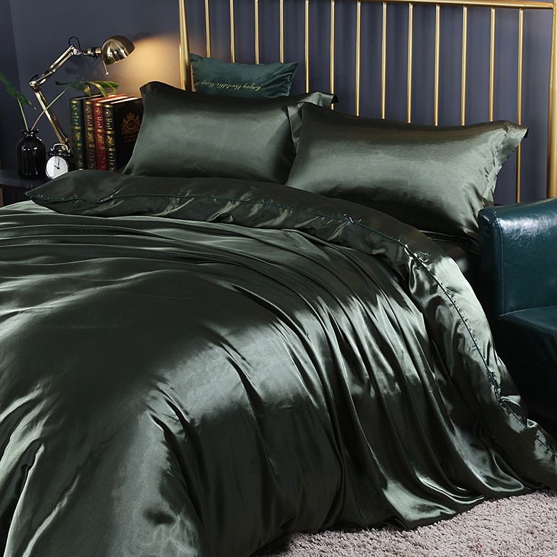 Luxury Silk/Satin Bedding Set | Ultimate Comfort and Elegant Design