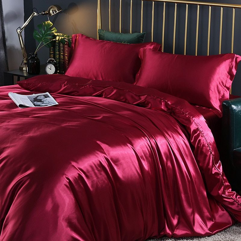 Luxury Silk/Satin Bedding Set | Ultimate Comfort and Elegant Design