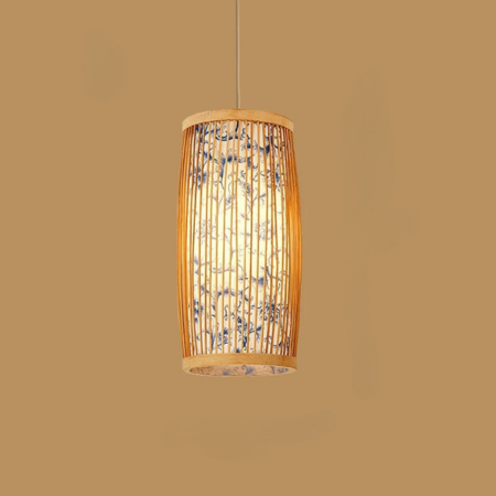 BambooHarmony | Serene Pendant Lamp for Tea Rooms