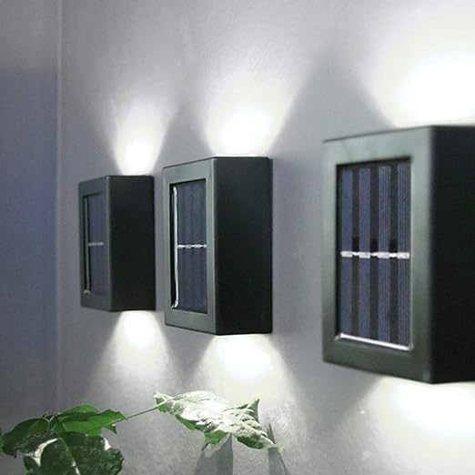 LED Solar Wall Lights | Waterproof Automatic Garden Lighting