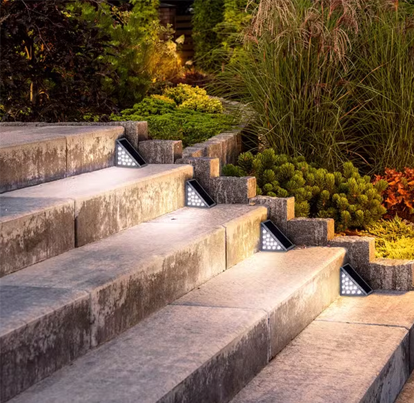 Wireless Solar Stair Lighting | Automatic On/Off, IP65 Waterproof, Eco-Friendly