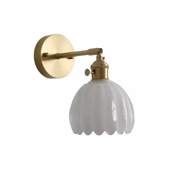 Retro – Tulip Flower Glass Wall Lamp