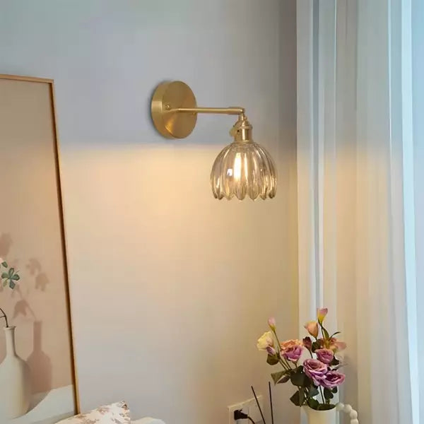 Retro – Tulip Flower Glass Wall Lamp