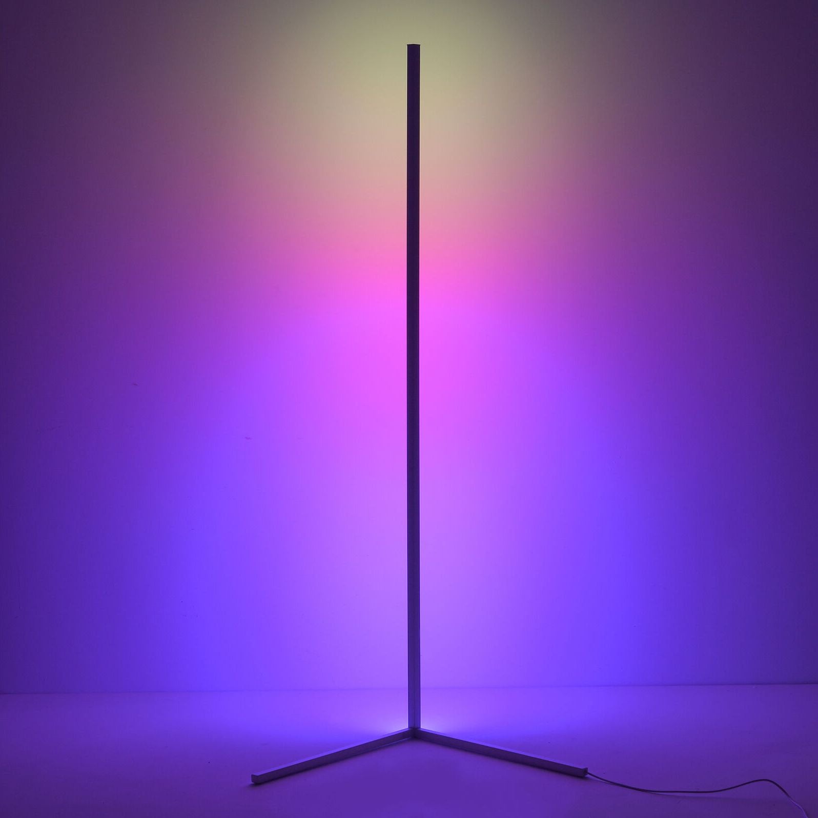 Futuristic RGB LED Floor Lamps | Remote & App Controlled Lighting