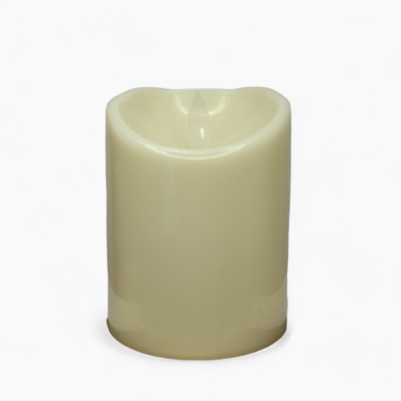 Flameless LED Block Candles | Safe Decorative Battery-Operated Flickering Candles