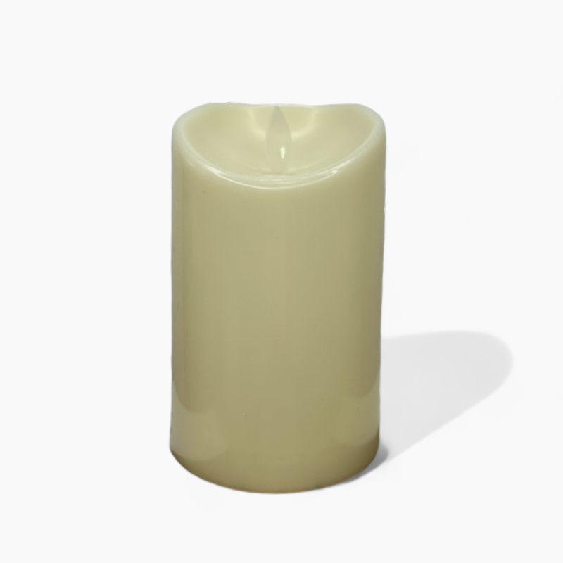 Flameless LED Block Candles | Safe Decorative Battery-Operated Flickering Candles