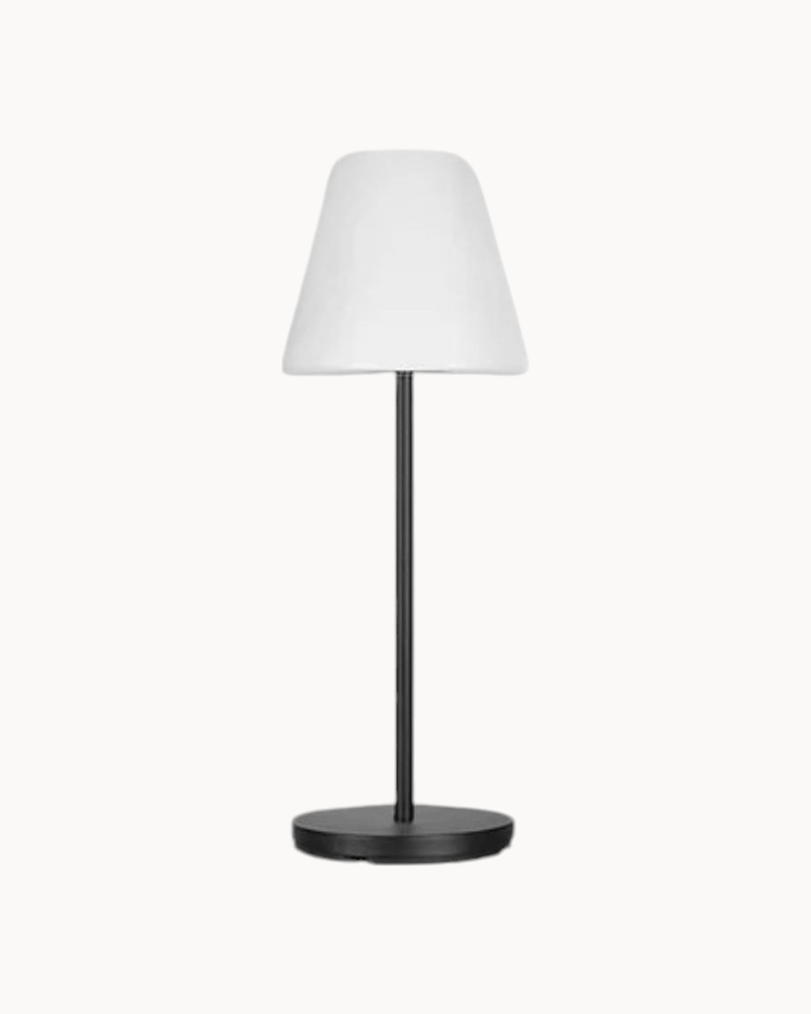 LumiGlow Outdoor Floor Lamp - Scandinavian Design - RGB Lighting - Solar Powered - White - Various Sizes